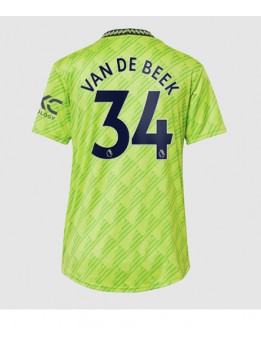 Manchester United Donny van de Beek #34 Ausweichtrikot für Frauen 2022-23 Kurzarm